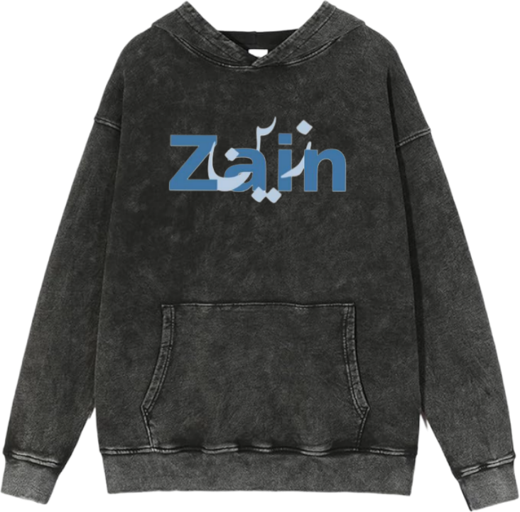 names One Size hoodie Washed Zain 1
