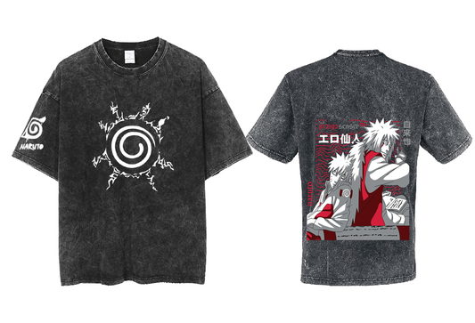 Naruto Shippuden t- shirt One Size Washed Back 1