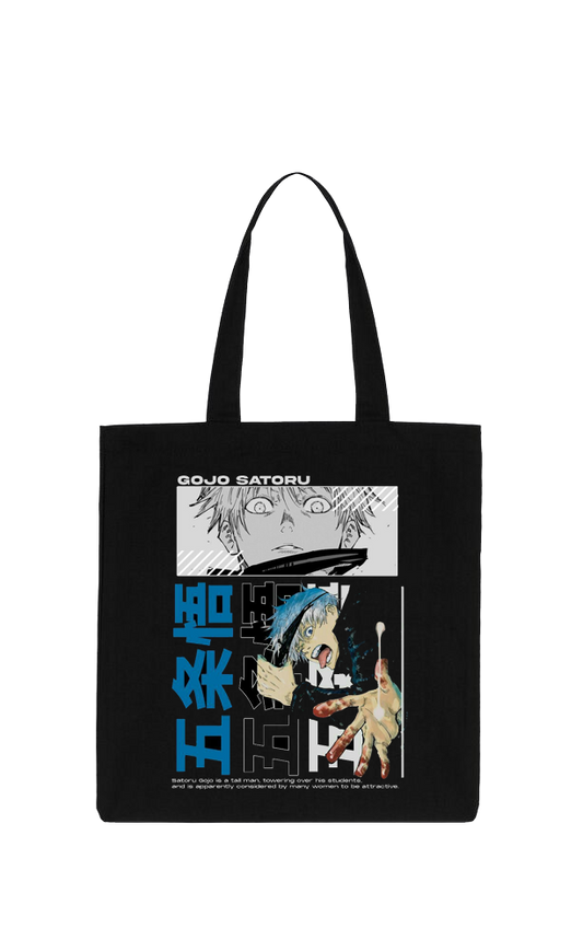 jujutsu kaisen GOJO  tote bag Black 1