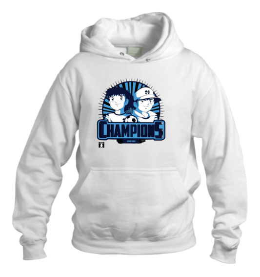 Captain Tsubasa Over Size hoodie White 1
