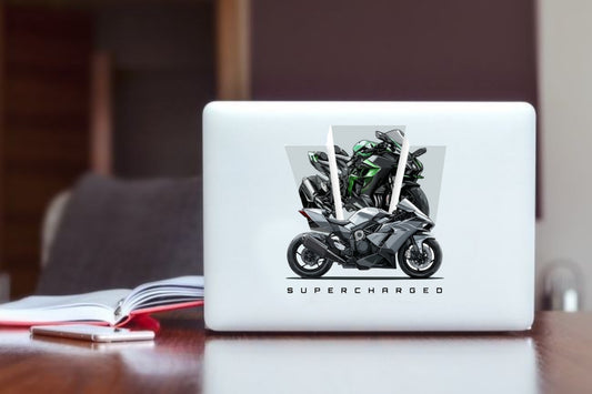 MOTOR CYCLE Laptop Sticker 1