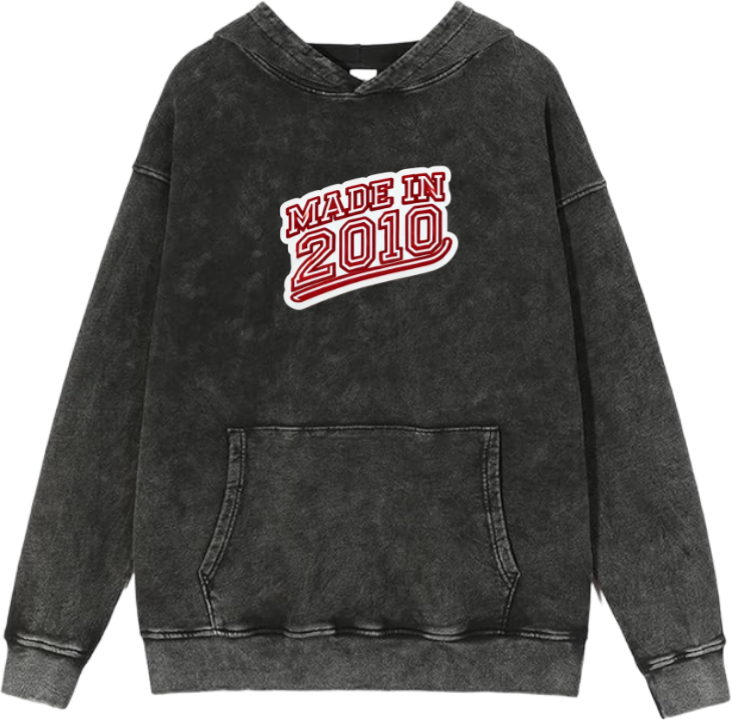 age Oversize  Hoodie Washed gray 2010