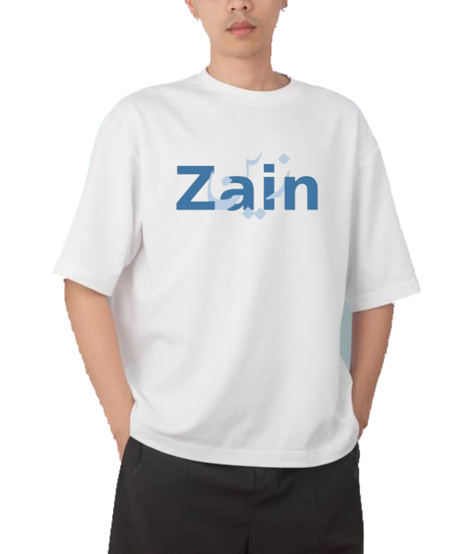 names t- shirt One Size White Zain 1