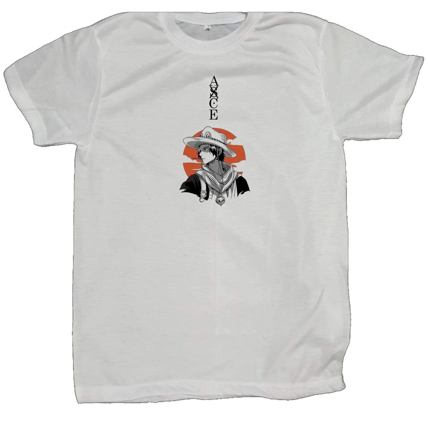 one piece t- shirt fat White 1