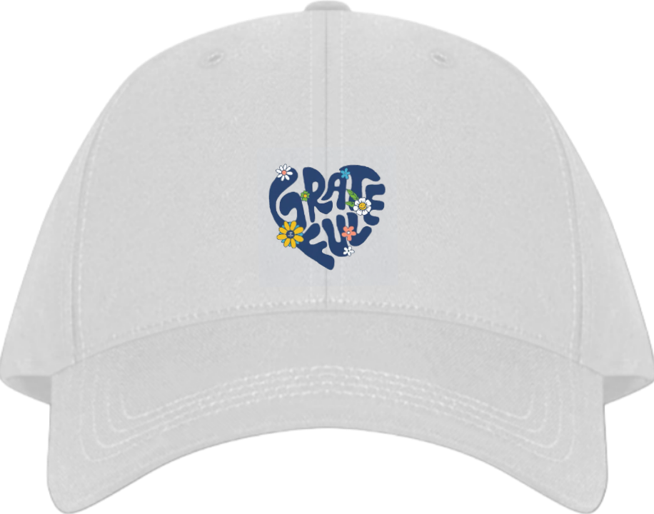 GRATEFUL Baseball cap White 199