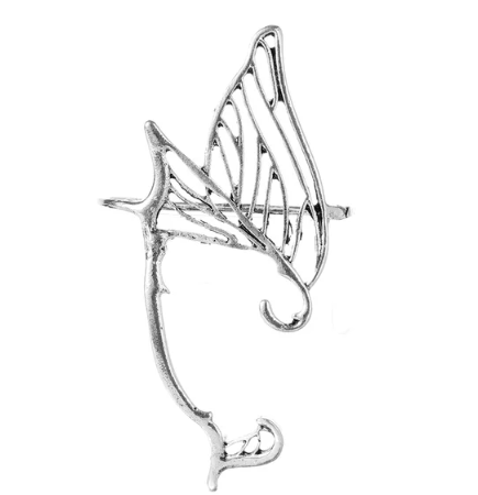 Elf Ear - Butterfly Elf Ear cuff Silver or Gold – Silver