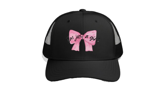 Baseball cap Black I’m just a girl 248