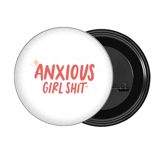 brooch Anxious Girl Shit 203