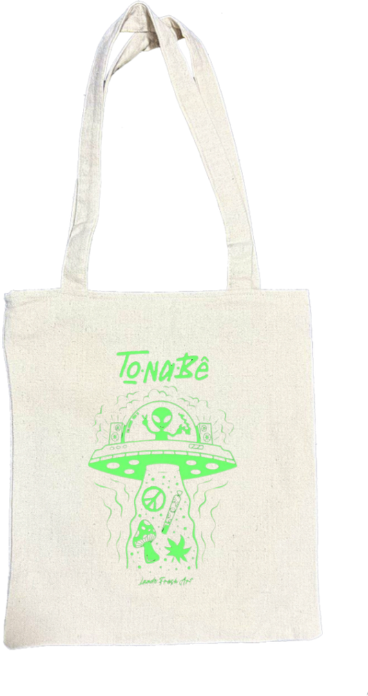 aliens tote bag Beige 20