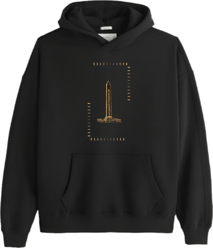 Egypt Over Size hoodie Black 20