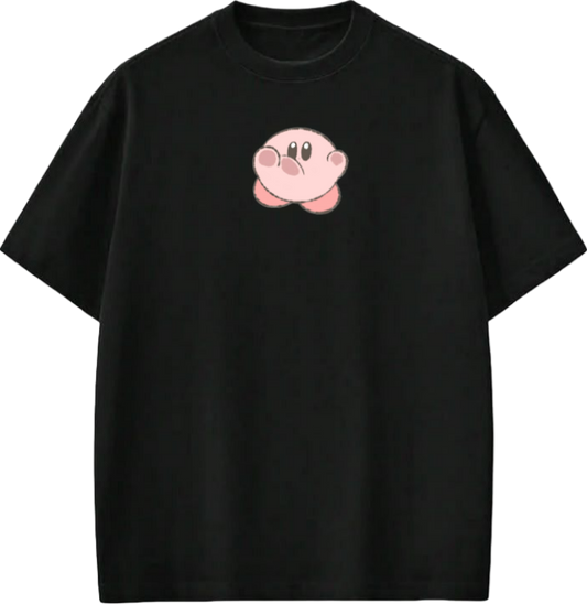 Cute Kirby Anime Graphic T-Shirt, Y2K Aesthetic Kawaii Gaming Tee, Casual Oversized Short Sleeve Top for Wome 20