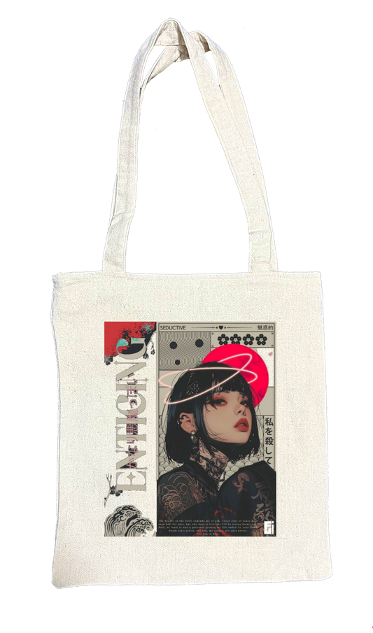 RANDOM ANIME GIRL tote bag Beige 20