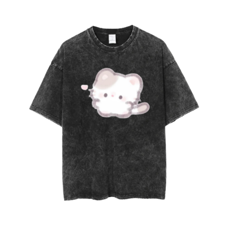 cat One Size t- shirt  Washed 20