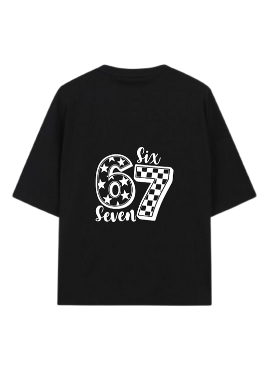 67 designs One Size t- shirt Black Back 19