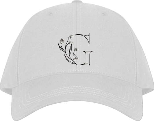 vector letter Baseball cap white G 20