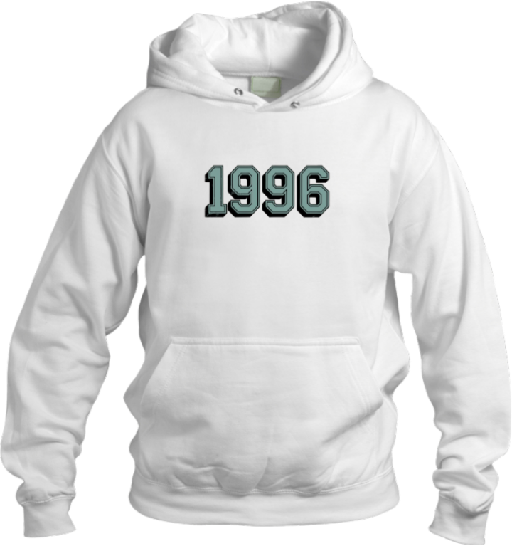 age Oversize Hoodie White  1996