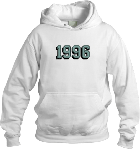 age Oversize Hoodie White  1996