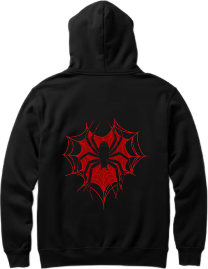 Spiderman One Size hoodie Black Back 20