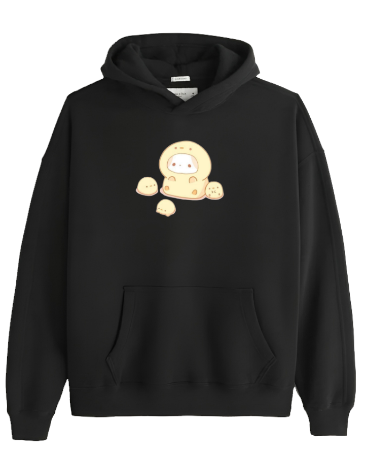 duck Oversize Hoodie Black 20
