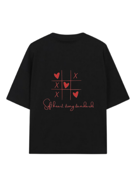 VaIentine coupIe t- shirt Black Back 20