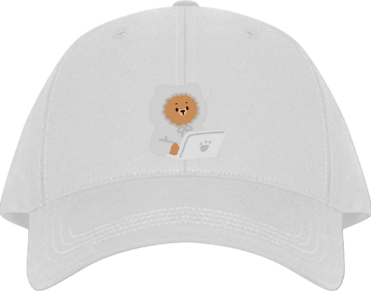 bear Baseball cap White  20