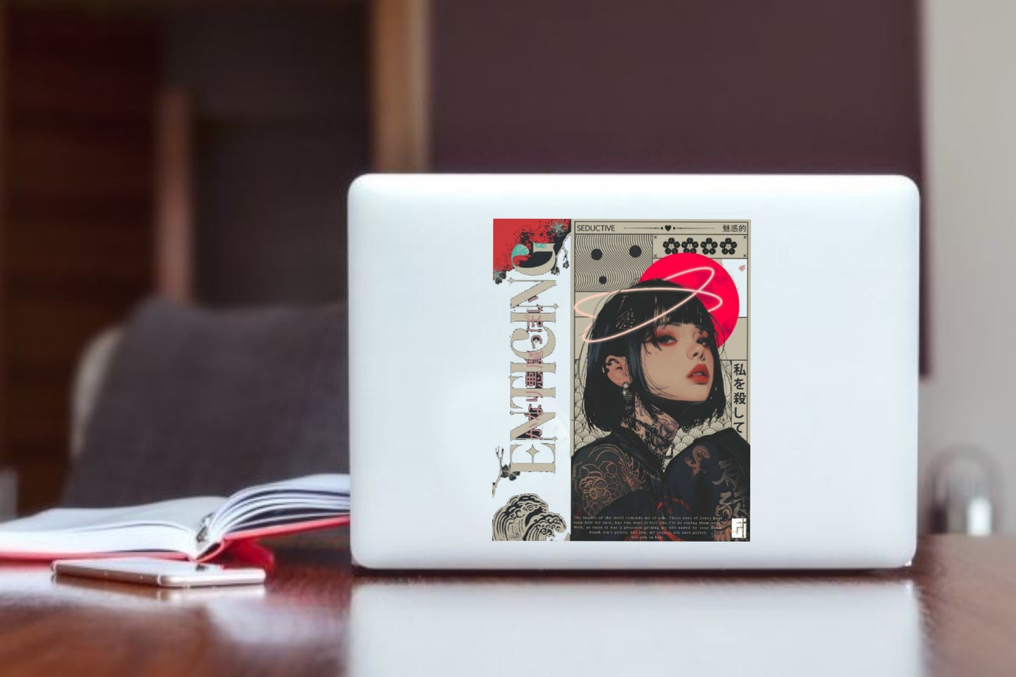 RANDOM ANIME GIRL Laptop Sticker 20