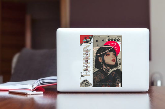 RANDOM ANIME GIRL Laptop Sticker 20