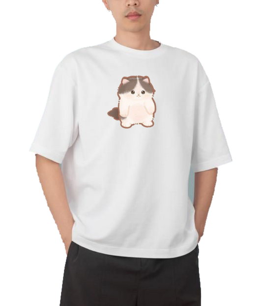 cat One Size t- shirt White 20