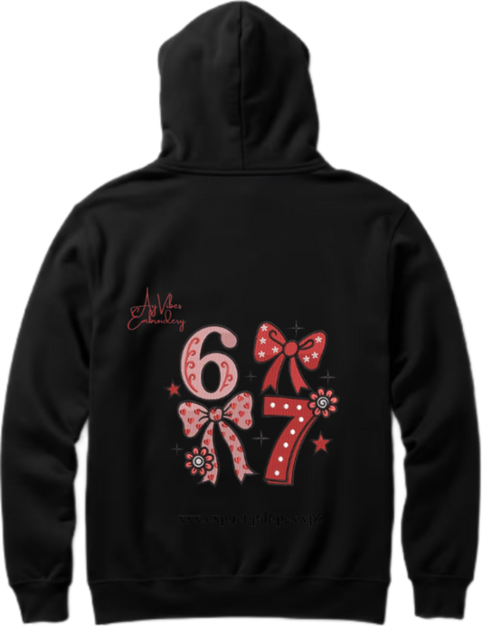 designs 67 Oversize Hoodie Black Back 20