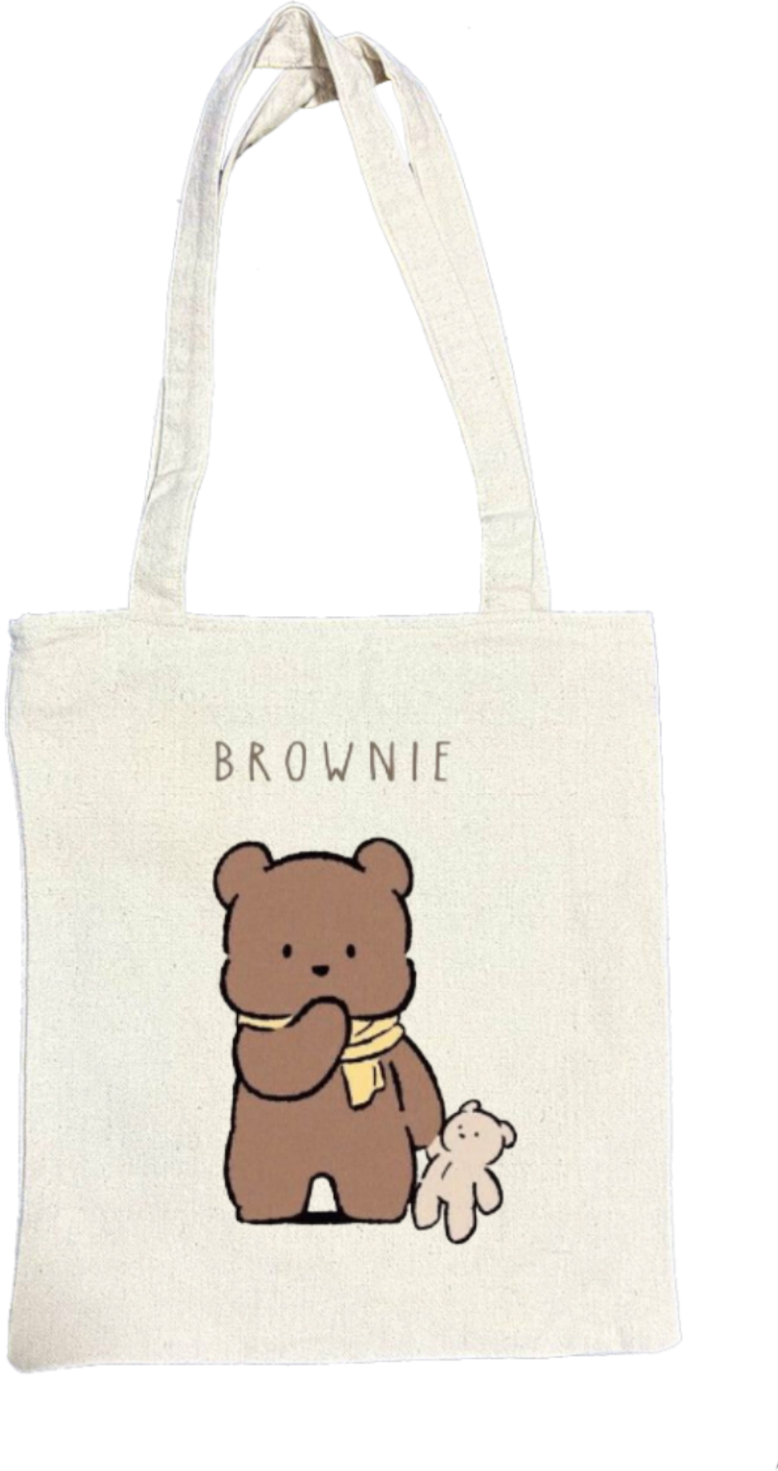bear tote bag Beige 20