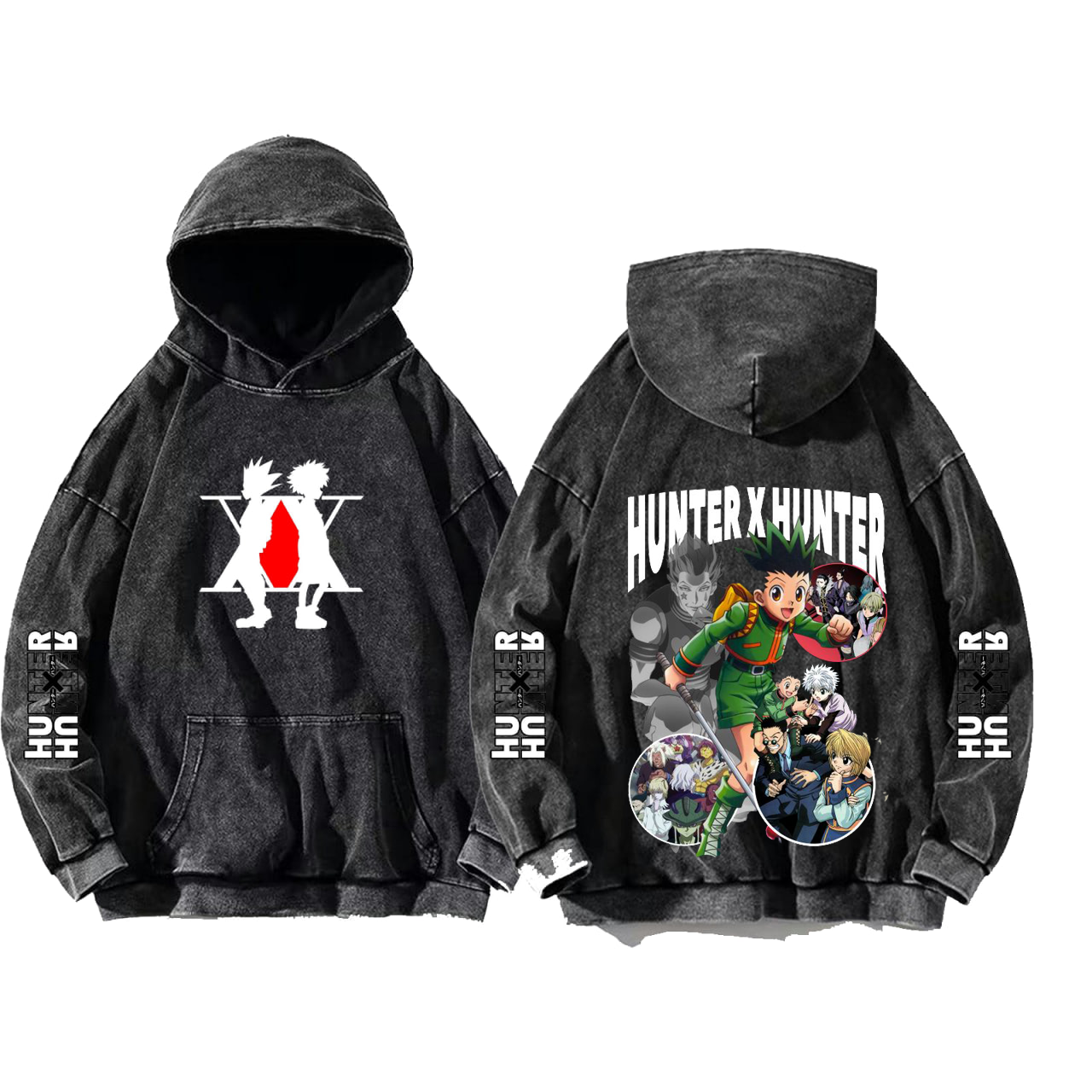 Hunter × Hunter One Size hoodie Washed Back 20