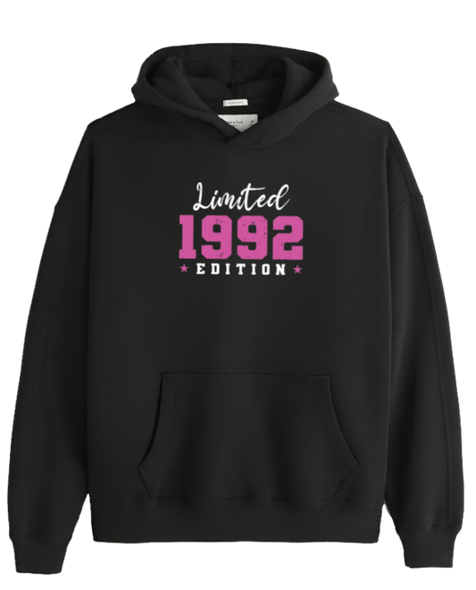 age Oversize Hoodie Black 1992