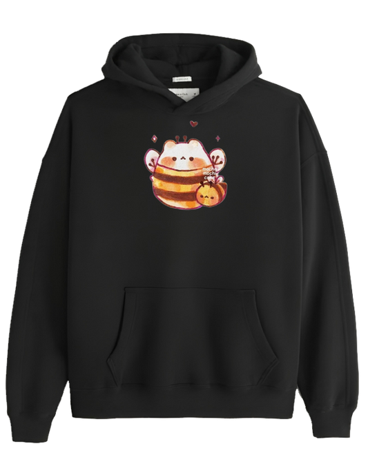 bunny Oversize Hoodie Black 20