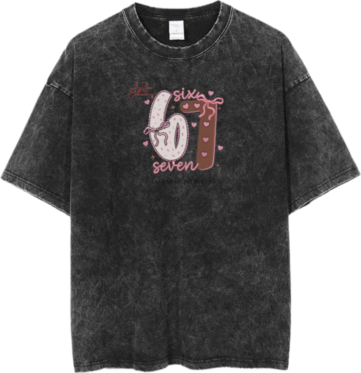67 designs One Size t- shirt Washed 20