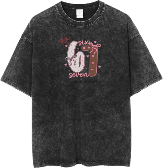 67 designs One Size t- shirt Washed 20