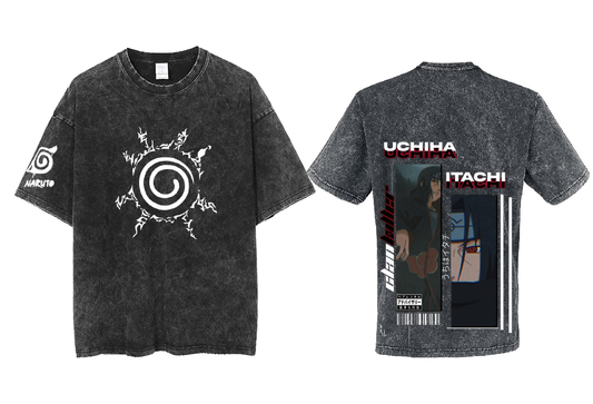 Naruto Shippuden t- shirt One Size Washed Back 20