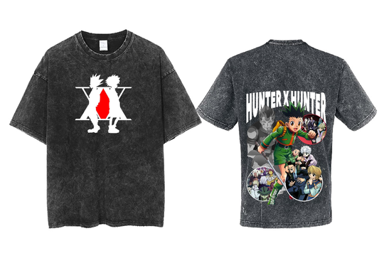 Hunter × Hunter t- shirt One Size Washed Back 20