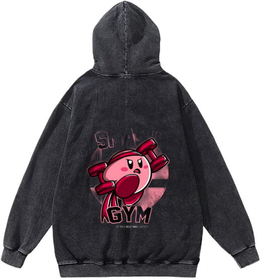 SMASH GYM One Size hoodie Washed Back 19