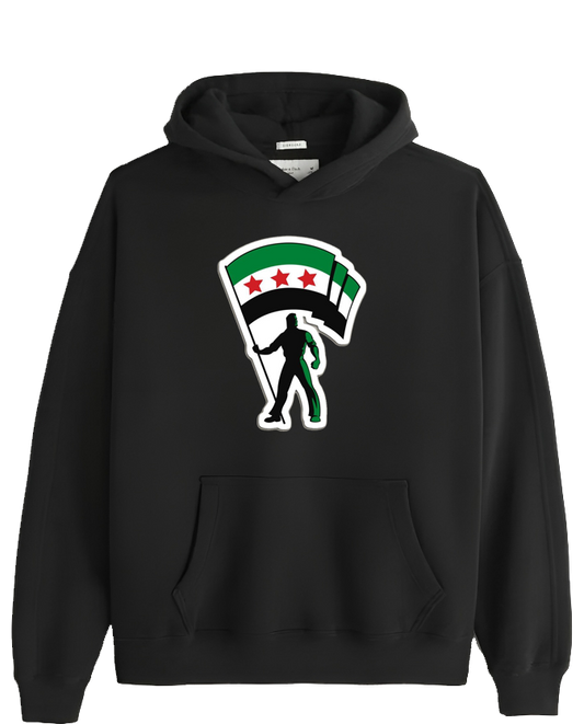 Syria One Size hoodie Black 20