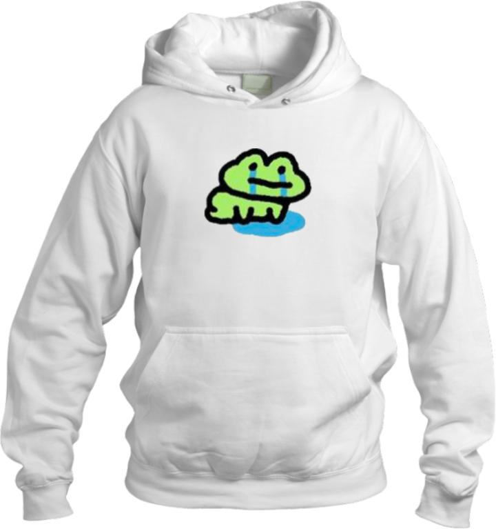 Frog Oversize Hoodie White 20