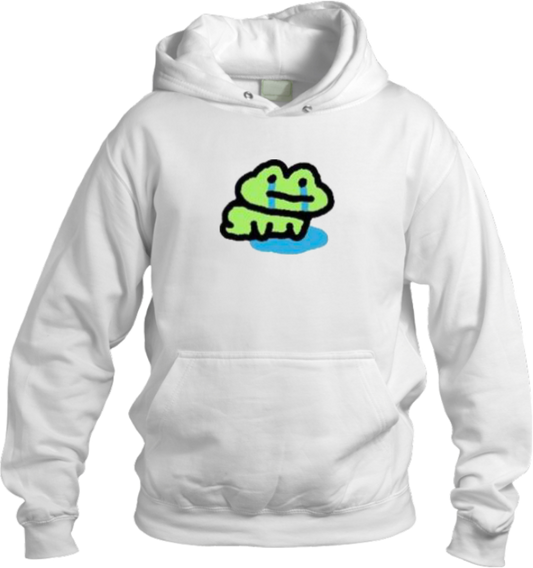Frog Oversize Hoodie White 20