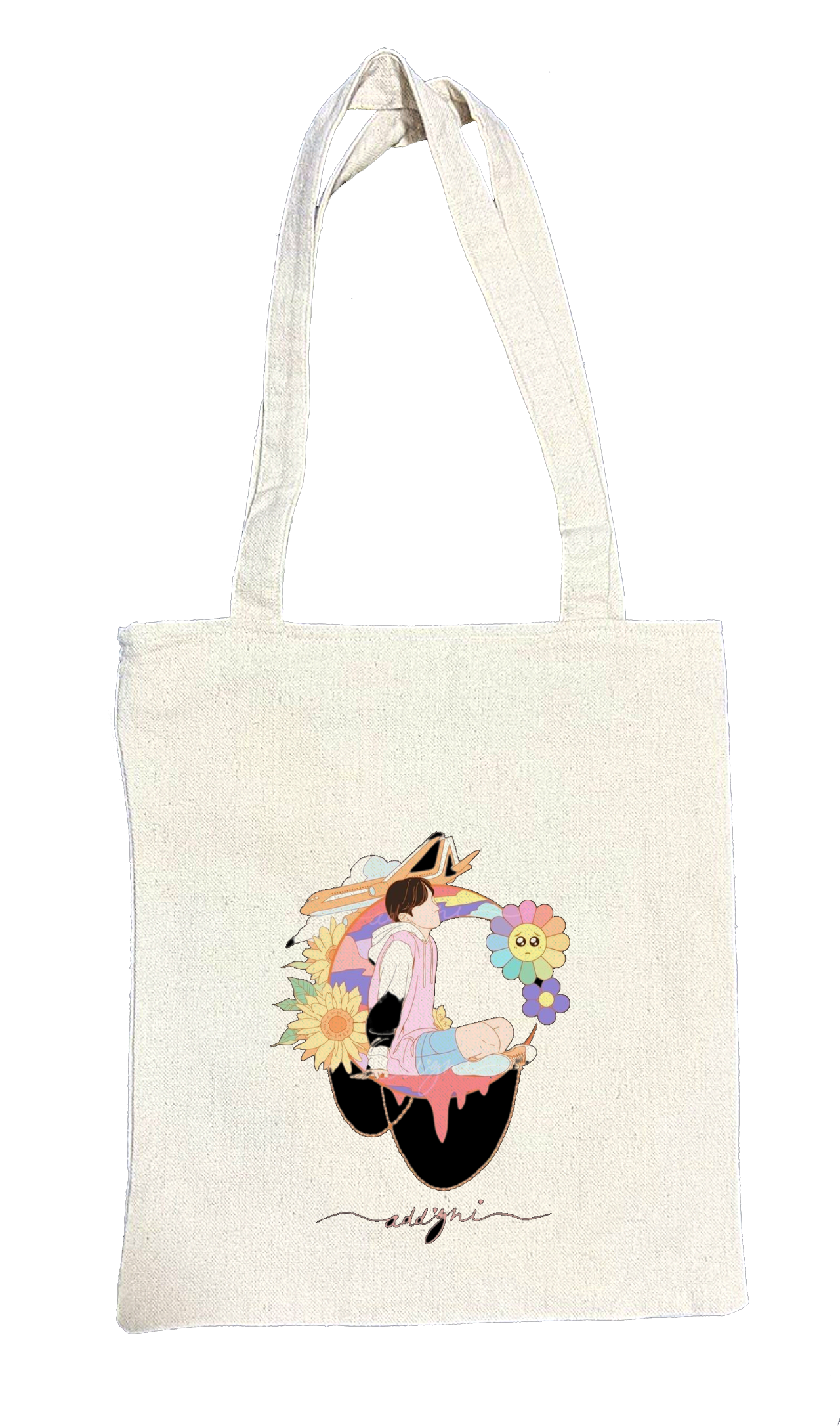 BTS tote bag beige 20