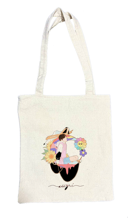 BTS tote bag beige 20