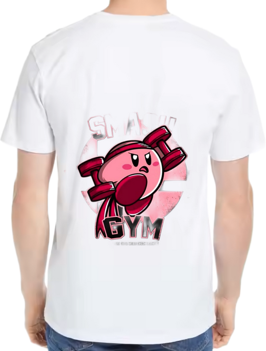 SMASH GYM t- shirt One Size White back 19