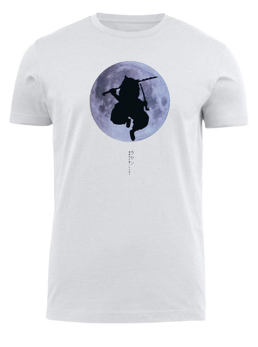 Anime Demon slayer nezuko tanjiro t- shirt fit White 20