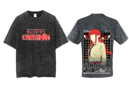 Chainsaw Man t- shirt One Size Washed Back 18