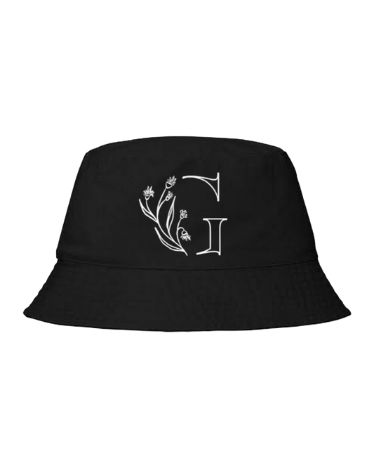 vector letter Bucket hat Fishman hat cap Black G 20