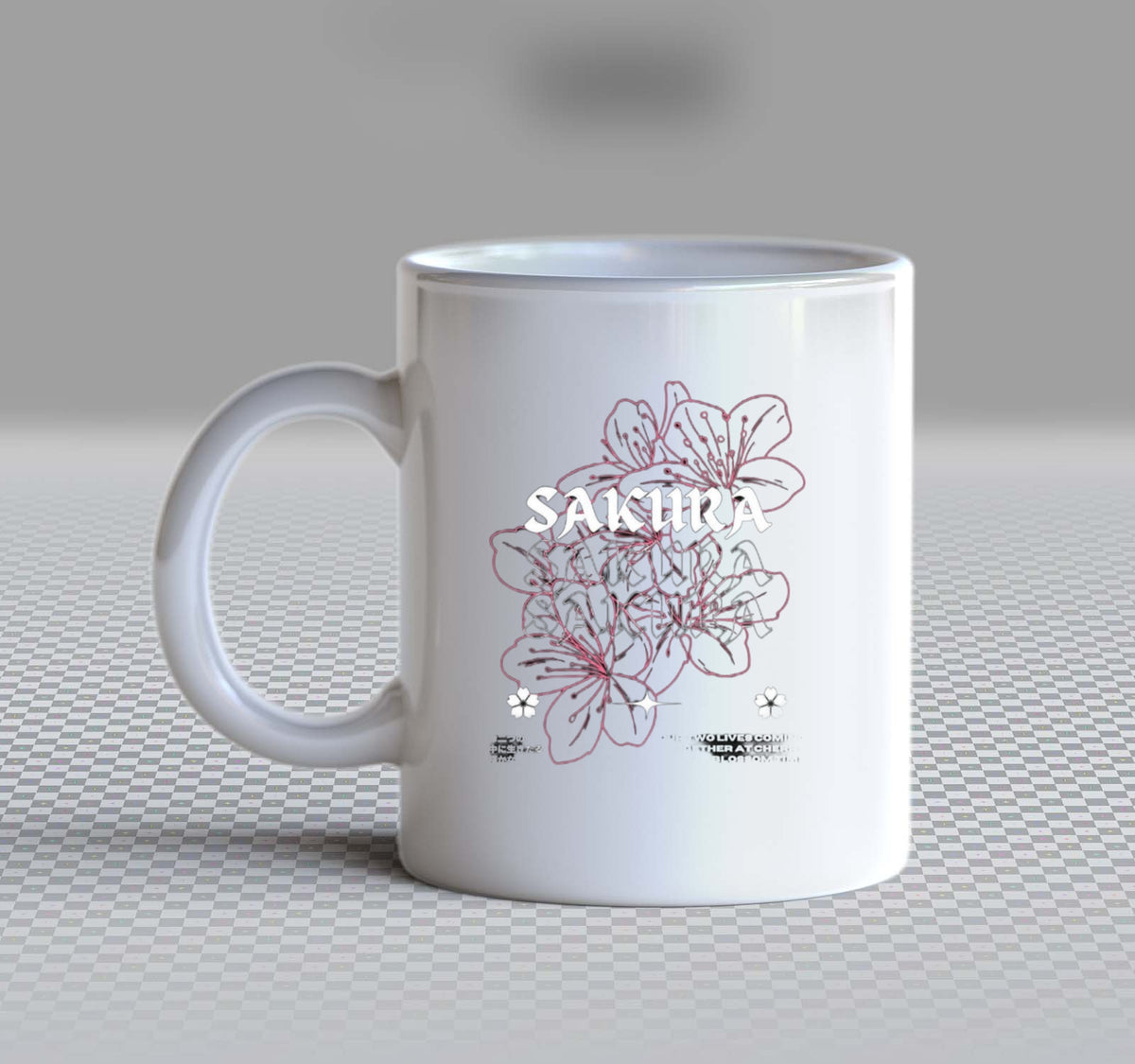 SAKURA Mug White  97