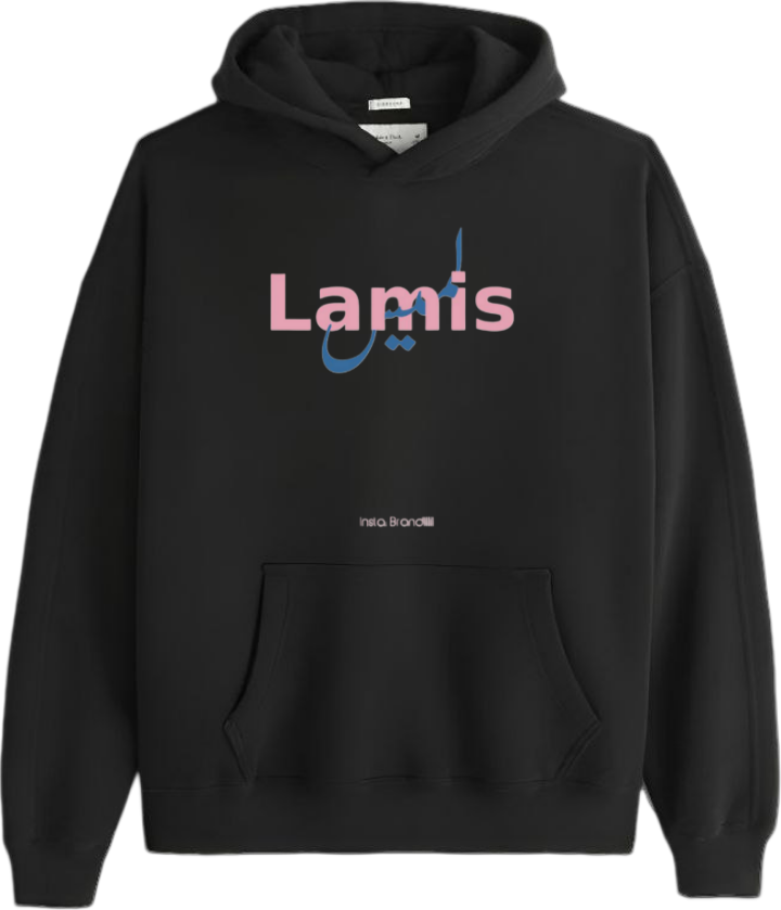 names One Size hoodie Black Lamis 20