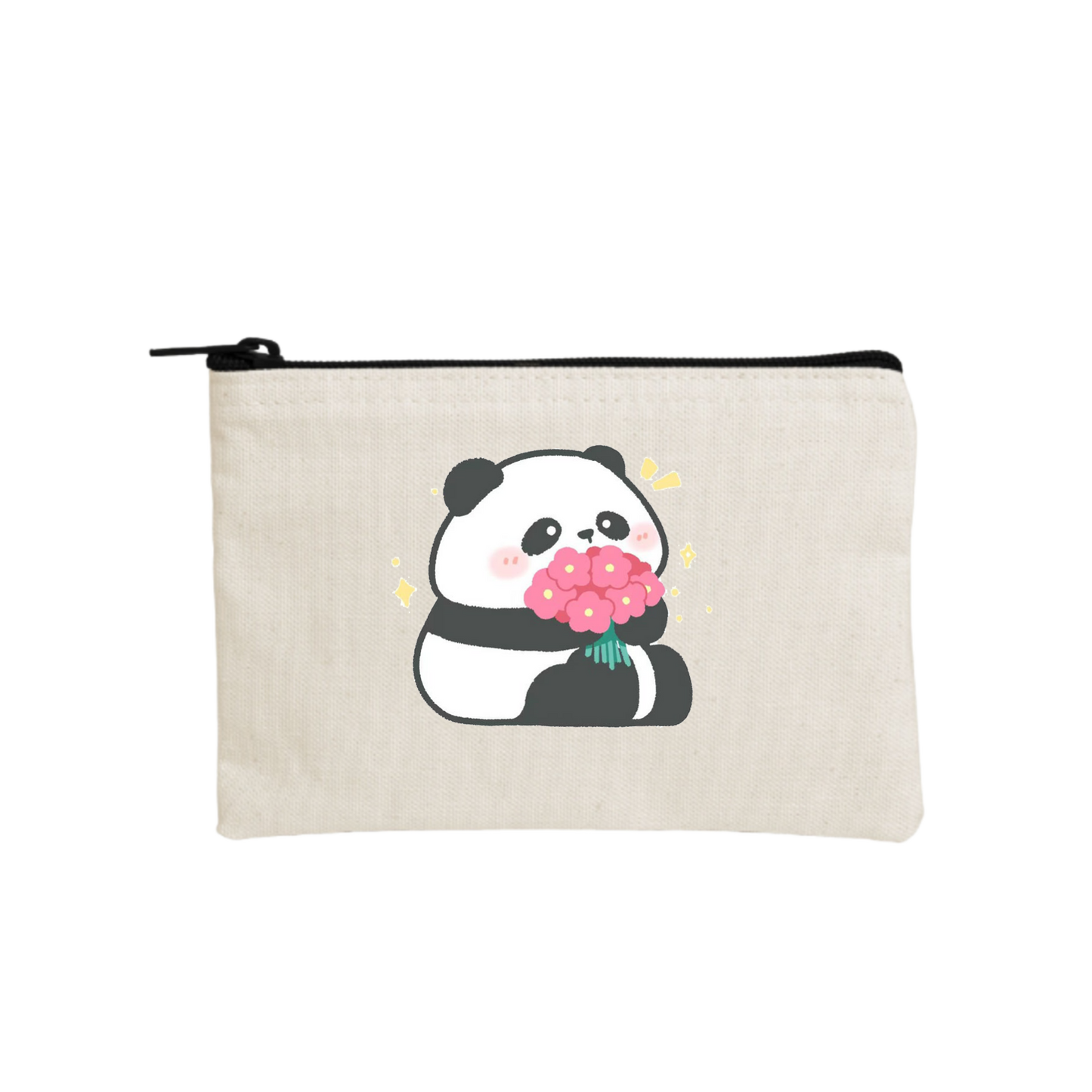 PANDA wallet pencil case Beige 20